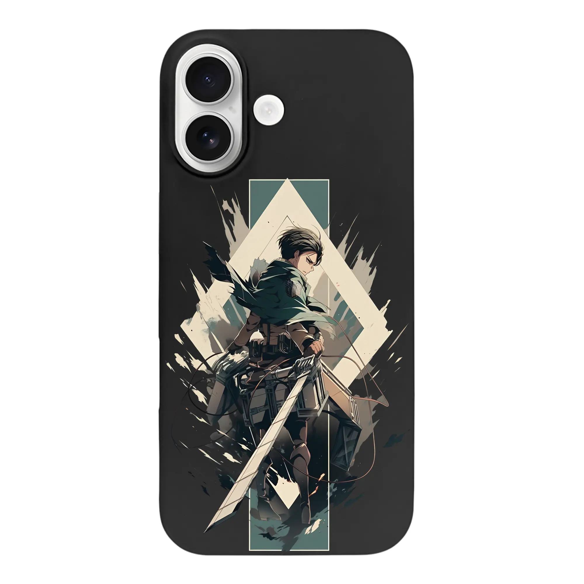 進撃の巨人 グッズ リヴァイ・アッカーマン - iPhone 17 シリーズ シリコンケース 薄型 耐衝撃 指紋防止 ソフトタッチカバー 精密フィット 傷防止 保護ケース iPhone 17/17 Air/17 Pro/17 Pro Max 対応